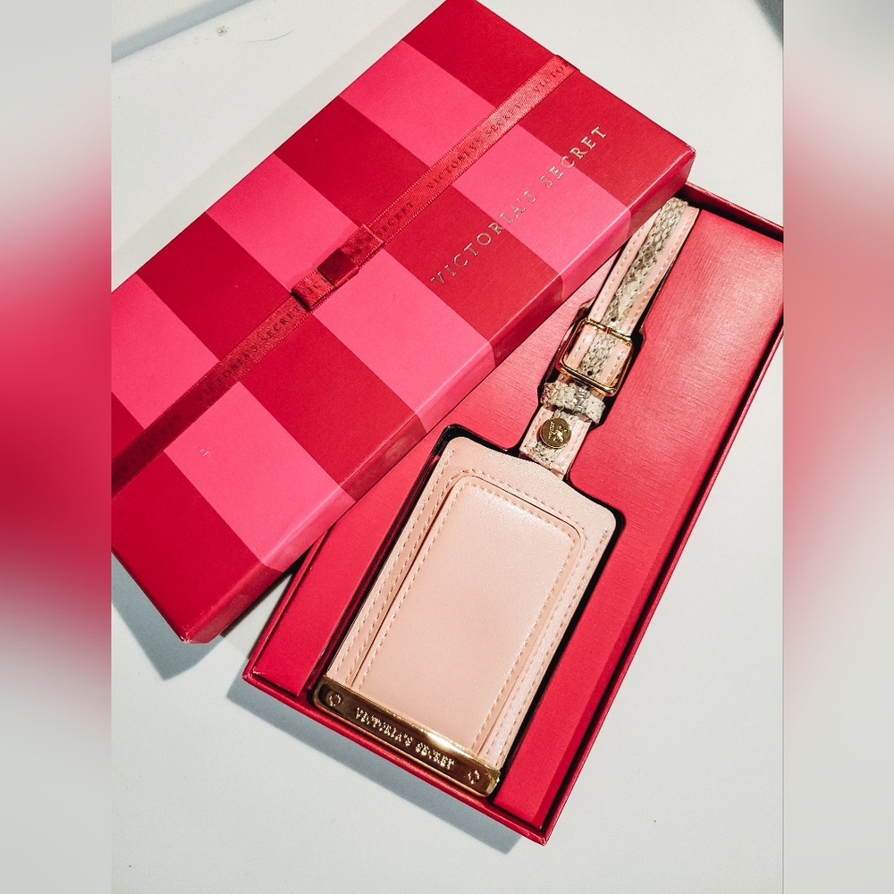 Victoria's Secret Leather Luggage Tag